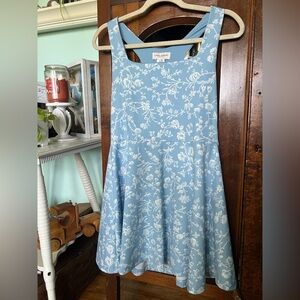 Laura Ashley Blue Floral Golf & Tennis Pickleball Dress Size M